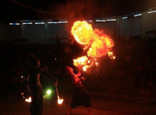 Fire Juggling Act